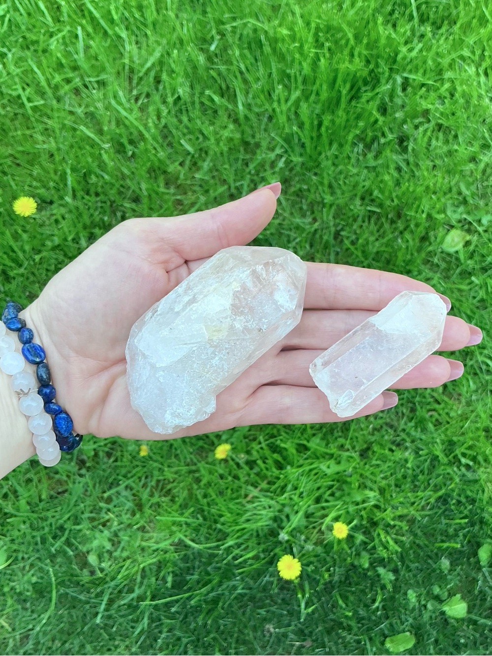2 Clear Quartz Points 💎